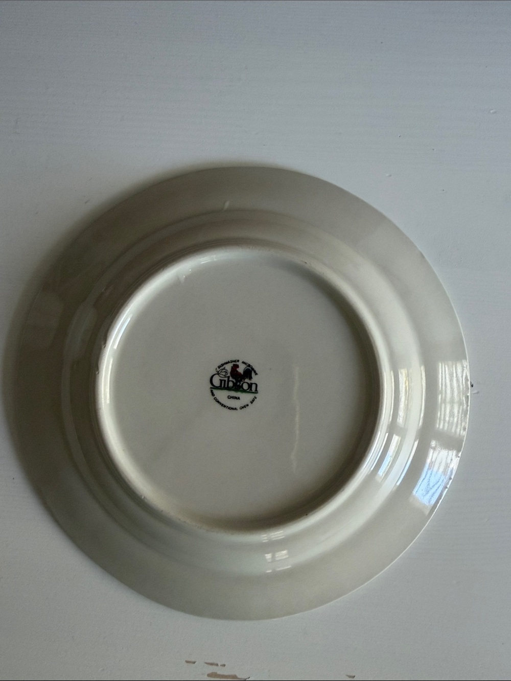 Vintage Gibson China Rooster Stoneware Small Plate 7.5” Diameter - Picture 3 of 6